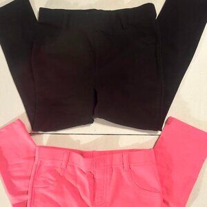 Like New 2 pairs of girl's Garanimals leggings Size 5T